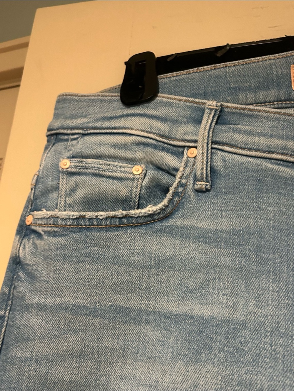 Mother The Insider Crop Step Fray Jean - Picture 5 of 9